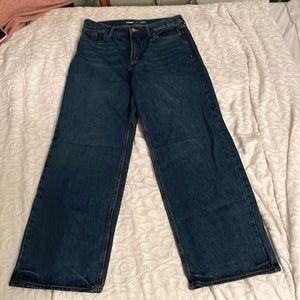Old Navy extra high rise wide leg jeans size 10 tall